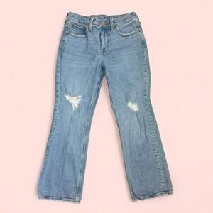 J. Crew Women’s Size Size 27 9” Billie Demi Boot Crop‎ Ankle Light Wash